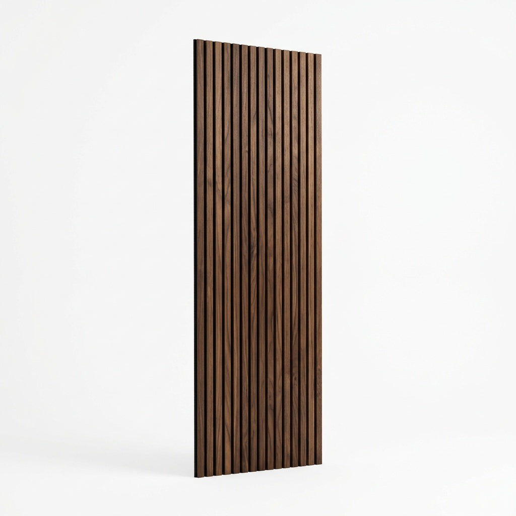 Herne Bay XL Walnut Acoustic Wall Panel — 270 × 110 cm