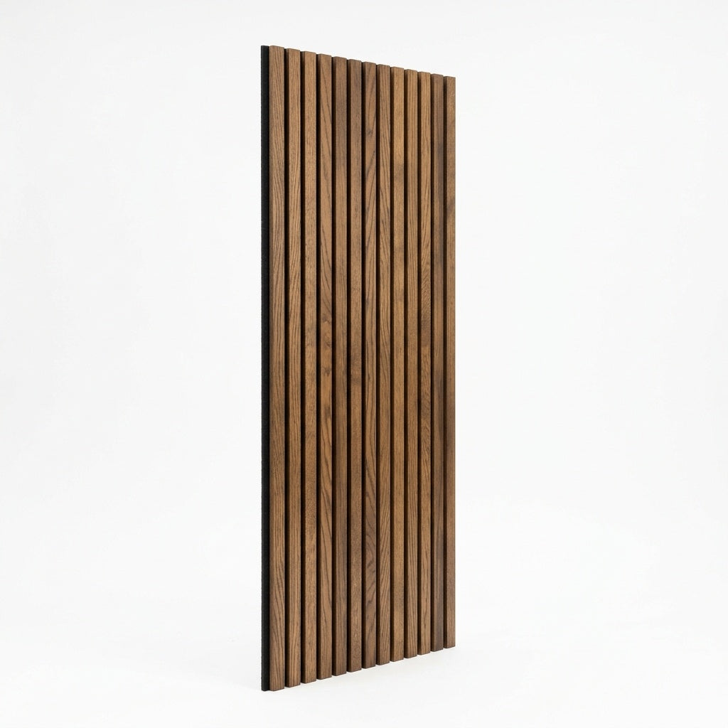 Herne Bay XL Walnut Acoustic Wall Panel — 270 × 110 cm